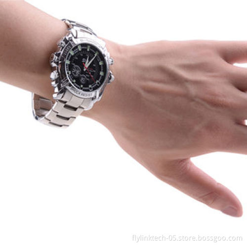 Covert HD Watch Camera, 4GB Internal Memory, AVI Video File Format, 1920*1080P